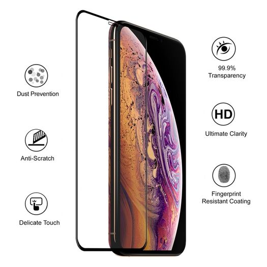 For iPhone 11 Tempered Glass 9D Curved Screen Protector Full Screen Coverage - FHT14IPTG