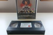 Mad Max Large Warner Box With Unusual White Flap Cassette Lid (RARE).