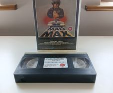 Mad Max Large Warner Box With Unusual White Flap Cassette Lid (RARE).
