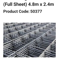 Reinforcing Mesh A393 (Full Sheet) 4.8m x 2.4m