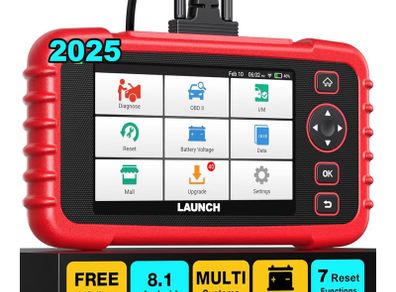 Launch CRP123X v2.0 is the 4-System Diagnostic Code Reader For Engine, ABS, Airbags and Automatic gearbox Transmission. Has 7 Service Functions: Oil Reset, SAS Reset, Elec. Throttle Adaptation, ABS Bleeding, BMS Reset, DPF Regen. Suit CARS AND VANS