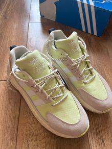 adidas zx 22 boost men cream green size 44