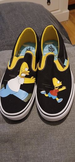 simpsons vans shoes