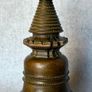 Buddhist Stupa - Bronze, Signed Image 6