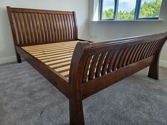 King Size Sleigh Bed, socket set for dismantling required
