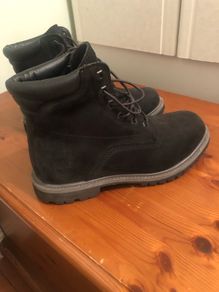 Genuine Black Timberland ankle boots.