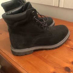 Genuine Black Timberland ankle boots.