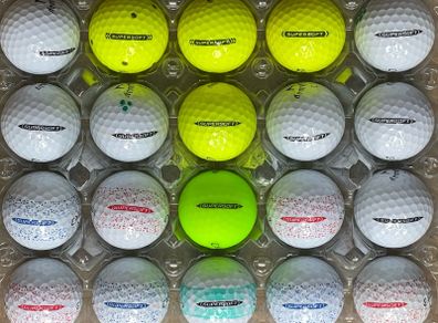 20 used Callaway Supersoft golf balls
