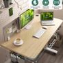 Electric Standing Desk Height Adjustable Standing Desk Sit Stand Desk Stand Up Desk with Headphone Hook 100x60cm Desktop for Home Office (FREE POSTAGE) Image 6