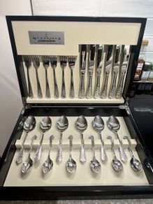 Silver Plated 24 Piece Cutlery Set - Celtic