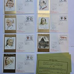 Pope John Paul II GOLDEN SERIES Collection 270 Covers  Vatican Worldwide