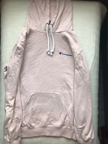 Champion Men's light pink hoodie