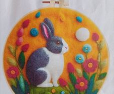 Needle Felting kit "Rabbit"