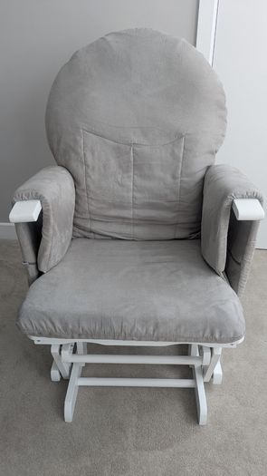 Maternity rocking chair and stool