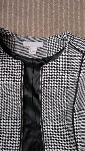 H&M Women jacket, eu 36, 75 poliester, 24 viscose, 1% elastane