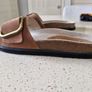 ladies leather Slider Sandals Image 4