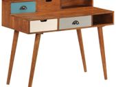 Writing Desk 110x50x90 cm Solid Acacia Wood