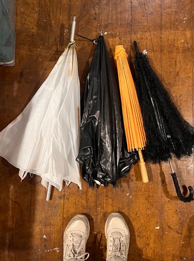 Festival Styling & Setup Lot Flags, Decorative Umbrellas