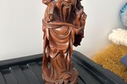 antique wooden hand carve man