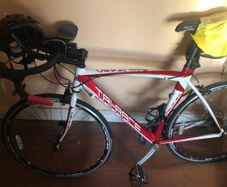 road Viking Tri-Race road bike, an entry-level multi-sport and triathlon-oriented bicycle.