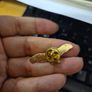 Vintage Eagle Pin. European Red Kite Raptor Bird Vintage Enamel Lapel Cap Pin Badge. Image 3