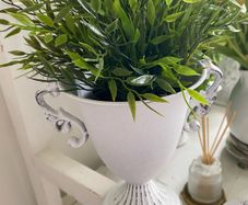 ShabbyChic Urn and Greenery