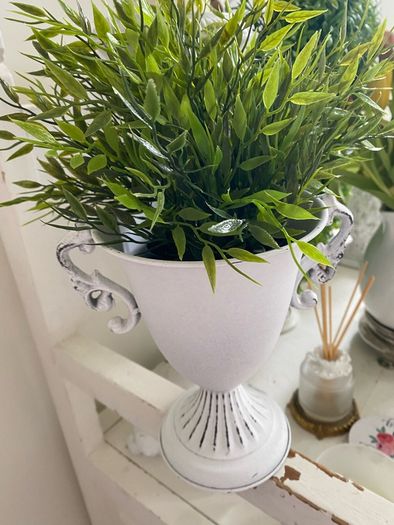 ShabbyChic Urn and Greenery