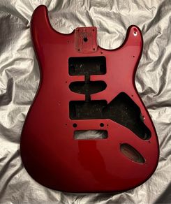 Fender Stratocaster squier Body 2004 Indonesia electric guitar parts accessories