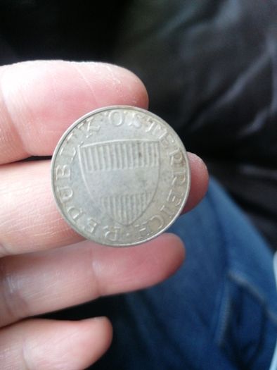 1958 Austria Silver 10 Schilling Coin