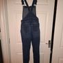 H&M long stretch, skinny fit dungarees for women, size 8 Image 3
