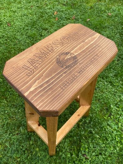Hand Made Custom Built Home Bar Garden Stools