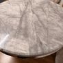 Chrome and Marble Design Table Image 3