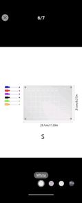 Magnetic board comes with 3 or 4 markers