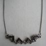 Vintage Silver 925 Jerusalem Cross Necklace Open Pendant Sterling Plated Holy Chain Image 10