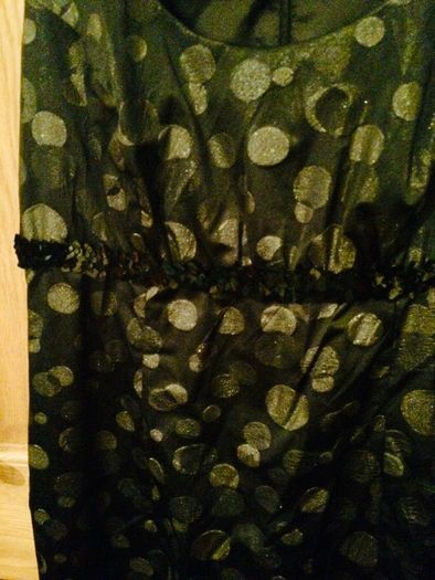 Beautiful black and gold Creton dress