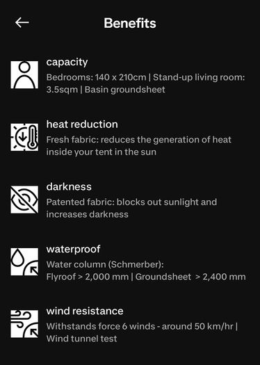 tent Arpenaz 4.2 Fresh & Black