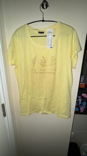Pep&Co Pale Yellow Lavender Calendula Chamomile There is beauty in simplicity T-Shirt