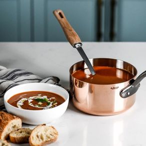 De Buyer French Copper Saucepan and Saute Pan.