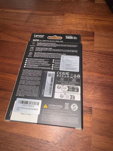 Lexar Nm790 2tb M.2 Ssd, Pcie Gen4x4