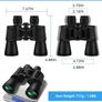 SALE | 10x50 High Power Binoculars for Adults - HD Professional Binoculars with Clear Vision, BAK4 Prism, FMC Lens - Waterproof Binoculars Telescope for Bird Watching Hunting Travel Football Games Image 3