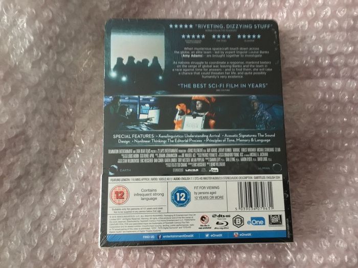 Arrival Blu Ray Steelbook Limited Edition