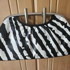 Black & White Clutch Bag