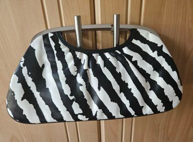 Black & White Clutch Bag