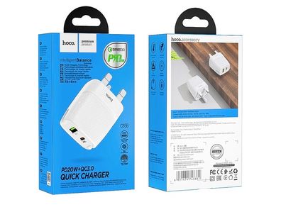 Hoco 2 PORT  USB QUALCOMM 3.0 QUICK Charging Plug Wall Charging For Iphone Samsung Charger