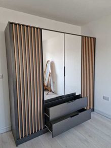 Wardrobe Nelly 4D 206cm