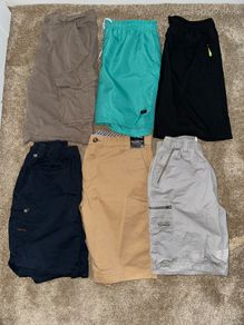 Men's Shorts Bundle - 6 Pairs (Dunnes, DSWFSA, Miami Beach Original & More) Size L/36"