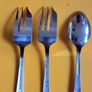 Oneida forks and tea spoon Image 2