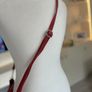 Ladies Red Buckle Style Crossbody Bag Image 8