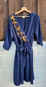 Blue Midi Dress - Size 16