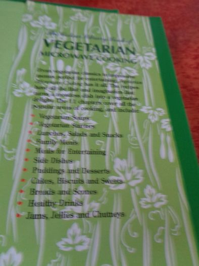 The Colour Library Book of Vegetarian Microwave Cooking Book for Sale